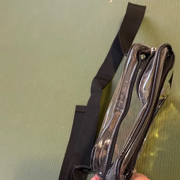 Clear Holographic Belt Bag Fanny Pack Stadium Approved Adjustable - Picture 4 of 6